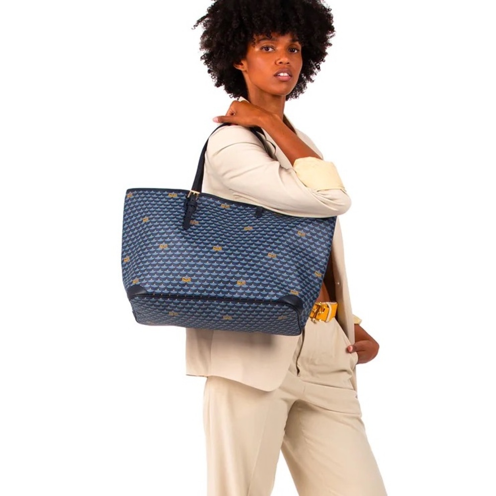 KEEPING💙 FAURÉ LE PAGE Daily Battle Tote 37 in Paris Blue - Picture 16 of 17